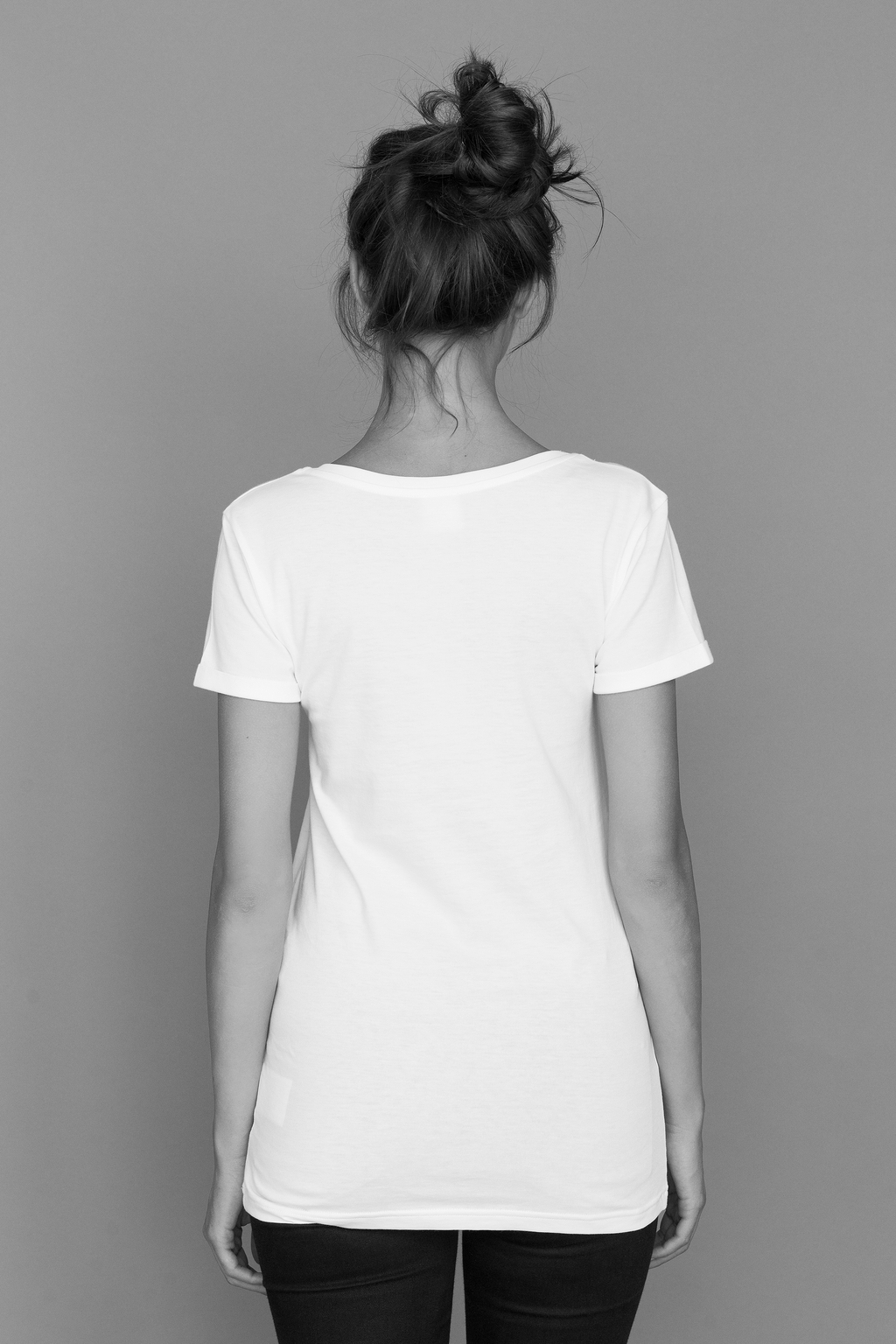 slim fit : rolled sleeves