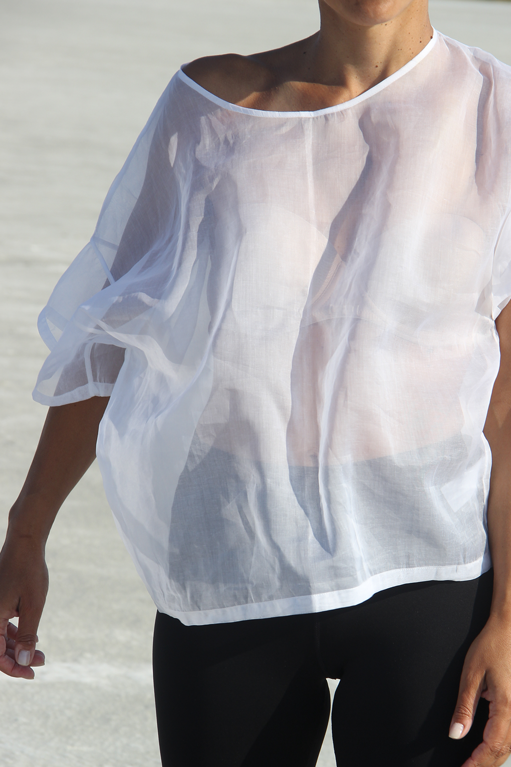 (non)t-shirt 100% Organza Silk