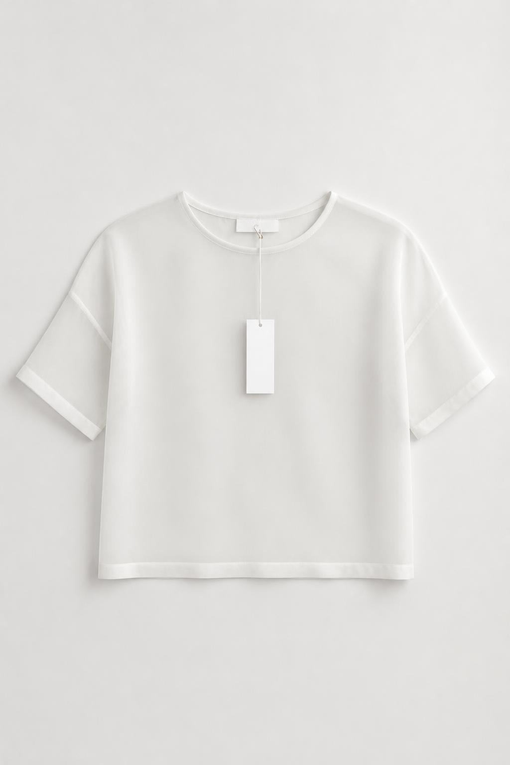 (non)t-shirt 100% Organza Silk