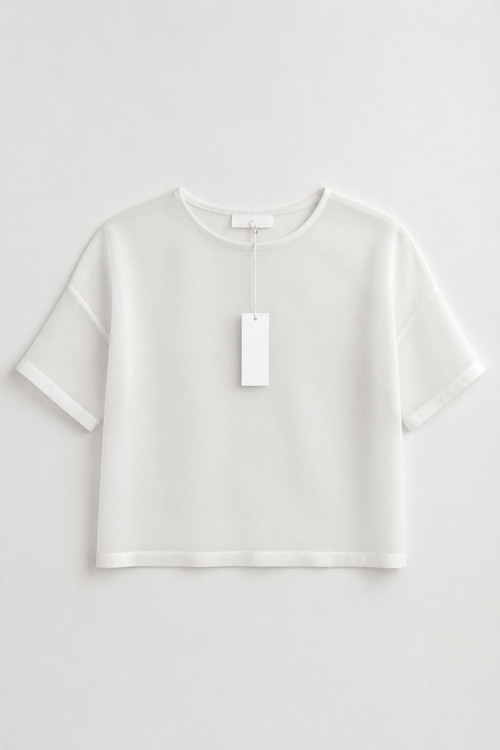 (non)t-shirt 100% Organza Silk