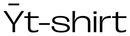 Ȳt-shirt logo